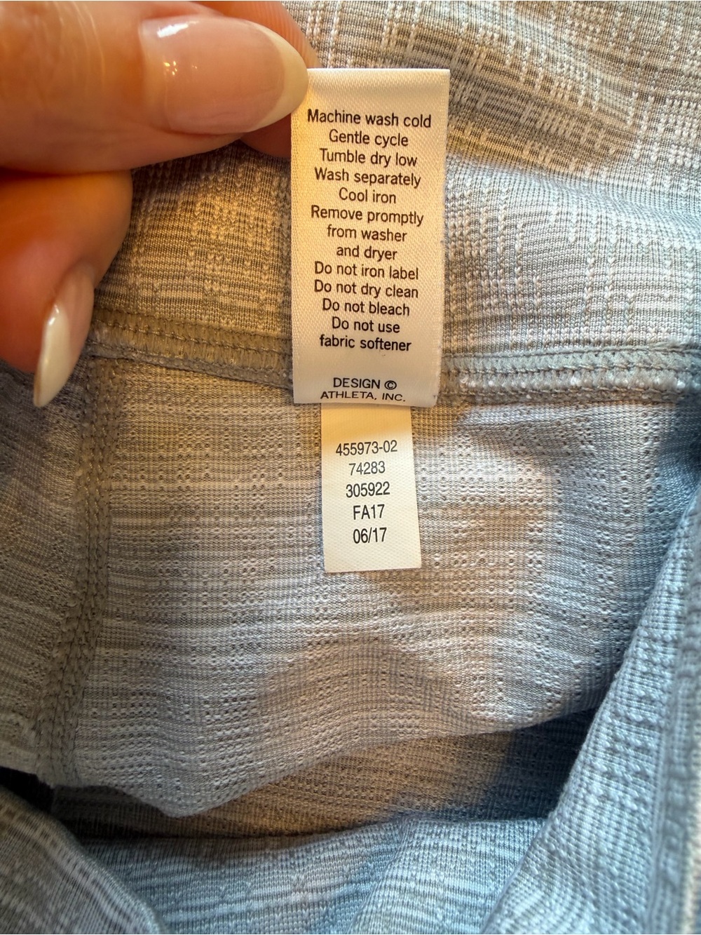 Athleta High Rise Jacquard Chaturanga Tight 455973-02 Size M - Picture 8 of 8